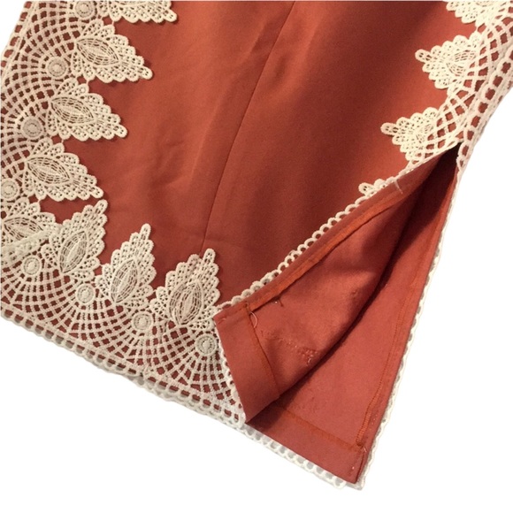 ‼️Arizona Lace Trim Split Hem Top with Mini Skirt‼️ - Picture 10 of 12